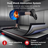 Costway 3 In 1 Folding Treadmill With Remote Control Led Display And App For Home Red
