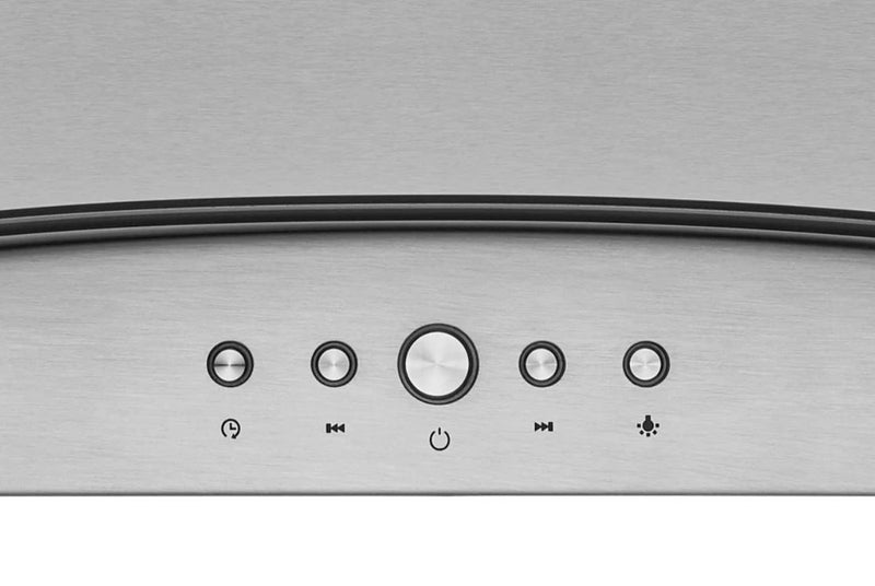 Hauslane 30\" Glass Canopy Island Range Hood - IS-200SS-30