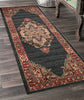 Lux Traditional 2'3" x 7'6" Runner Rug in Blue Indoor Area Rug | Tapis Traditionnel Lux 2'3" x 7'6" en Bleu
