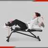 Soozier Foldable Sit Up Bench With Resistant Bands, Decline Slant Bench With 4 Adjustable Height, Re|Soozier Banc Assis Et Halteres Multifonctionnel, Banc Utilitaire D'exercice Avec Corde Resistante Po