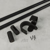 Umbra Bellwood Matte Black Expandable 1" Curtain Rod - 42"-120" | Tringle à rideaux extensible Bellwood de Umbra noir mat de 1 po - 42 po à 120 po