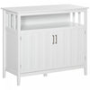 HOMCOM Sideboard Buffet Storage Cabinet Console Table with 2 Doors White