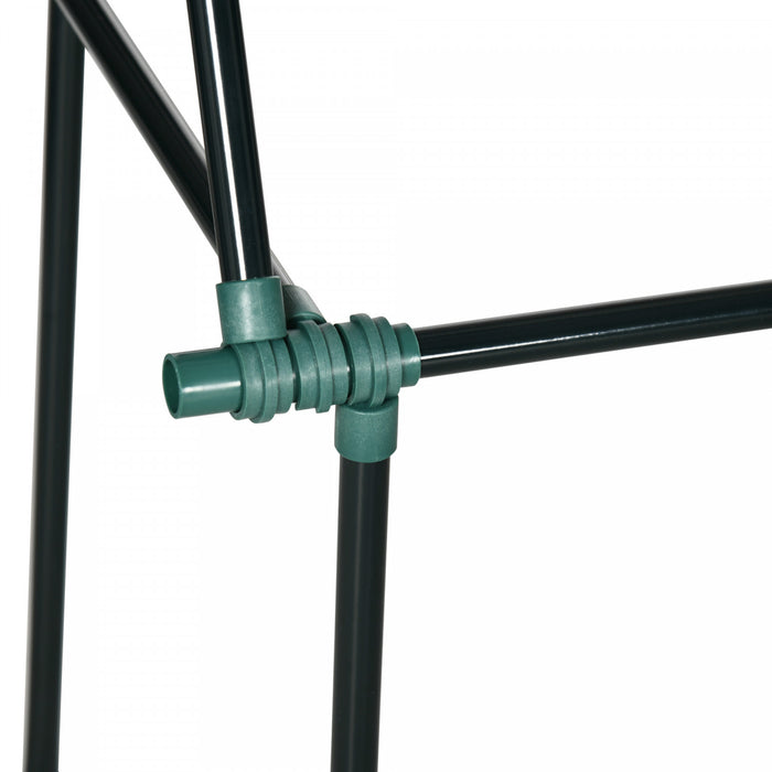 Outsunny 3 Pack Tomato Cage Set, Diy Tomato Plant Support, Dark Green