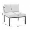 Sunnyside Modern 5-Piece Conversation Set in White | Ensemble de conversation moderne Sunnyside 5 pieces en blanc