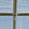 Outsunny 10' X 6.6' X 6.6' Walk-in Tunnel Greenhouse Pe Cover, Zipper Doors Roll-up Side Cover& Mesh|Outsunny 10' X 6.6' X 6.6' Serre De Jardin Tunnel Portes Zippees Deroulantes Fenetres Enroulables Av