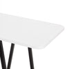 Celine Contemporary Modern 47" Console Table in White | Console moderne contemporaine Celine 47" en blanc