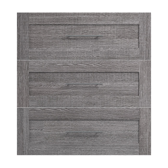Bestar Pur 3 Drawer Set for 36 W Closet Organizer - Bark Grey