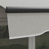 Outsunny 10' X 8' Patio Retractable Awning Sunshade Shelter, Light Grey|Outsunny 10' X 8' Auvent Retractable, Abri Pare-soleil, Gris Clair