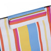 Outsunny Beach Lounge Chair Sun Lounger, Ground Beach Mat, Colorful Stripes