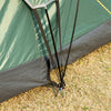 Outsunny 5-6 Person Outdoor Camping Tent, Family Tent W/ Light Hook, Green|Outsunny Tente De Camping Exterieure 5-6 Personnes, Tente Familiale, Vert