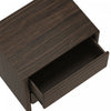 Linda Modern 24" Nightstand in Walnut Brown (2-Drawer) - Set of 2 | Table de nuit moderne Linda 24" en noyer brun (2 tiroirs) - Lot de 2