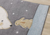 Kids Bear Bunny Soft Touch Rug, 3'11" x 5'7" Indoor Area Rug | Tapis Kids toucher doux enfant ourson lapin, 3'11" x 5'7"