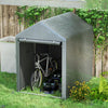 Outsunny 4 X 6ft Outdoor Storage Shed Tent For Motorcycle Bike Garden Tool|Outsunny Tente De Hangar De Stockage Exterieur 4x6 Pi Pour Outils De Jardin