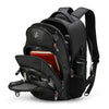 Swissdigital Vector School Backpack – 17" Laptop Bag, USB Charging, SDD Finder, RFID Protection, Reflective Trim, Add-A-Bag System
