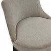 Lucia Modern Chenille Wood Counter Stool in Taupe - Set of 2 | Tabouret de comptoir moderne Lucia en bois et chenille taupe - Lot de 2
