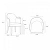 Hillman Modern 8-Piece Dining Chair Set in Light Gray | Ensemble de 8 chaises de salle a manger Hillman Modern en gris clair