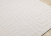 Leonardo Cream Beige Oriental Trellis Pattern Rug, 7'10 x 10'6" Indoor Area Rug | Tapis a motifs de treillis orientaux creme beige Leonardo, 7'10" x 10'6"