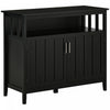 HOMCOM Sideboard Buffet Storage Cabinet Console Table with 2 Doors Black