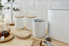 Salton Swan Nordic White Cannisters - Set of 3|Boîtes blanches Swan de style nordique - ensemble de 3