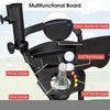 Costway Foldable 3 Wheel Steel Golf Pull Push Cart Trolley Club W/ Umbrella Holder