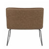 LumiSource Casper Faux Leather Industrial Accent Chair - Espresso|Chaise d’appoint industrielle Casper en similicuir - espresso