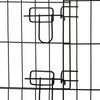 Pawhut 24inch Foldable Metal Exercise Pet Playpen Yard Dog Puppy Kennel Cage 8 Panel|Pawhut 24 Pouces Pliable En Metal Exercice Parc Pour Animaux De Compagnie Cour Chien Chiot Chenil Ca