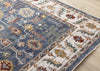 Olivia Blue Modern Tribal Inspired Border Rug, 5'3" x 7'10" Indoor Area Rug | Tapis Olivia bleu a inspire tribal avec bordure, 5'3" x 7'10"