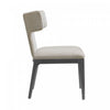 Eloria Mid-Century Modern Chenille Wood Side Chair in Taupe - Set of 2 | Chaise laterale en bois et chenille taupe style milieu du siecle Eloria - Lot de 2