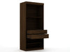 Mulberry Contemporary Modern 2-Piece Wardrobe Closet in Chestnut Brown | Armoire penderie contemporaine moderne Mulberry 2 pieces en brun chataigne