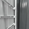 Outsunny 14 X 8ft Metal Outdoor Storage Shed With Lockable Doors, Grey|Outsunny Abri De Rangement Exterieur Avec Portes Verrouillables, Gris