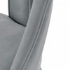 Neda Modern Upholstered Velvet Dining Chair in Gray - Set of 2 | Chaise de salle a manger moderne Neda en velours gris - Lot de 2