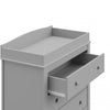 Graco Noah 3 Drawer Chest with Changing Topper - Pebble Gray Dresser