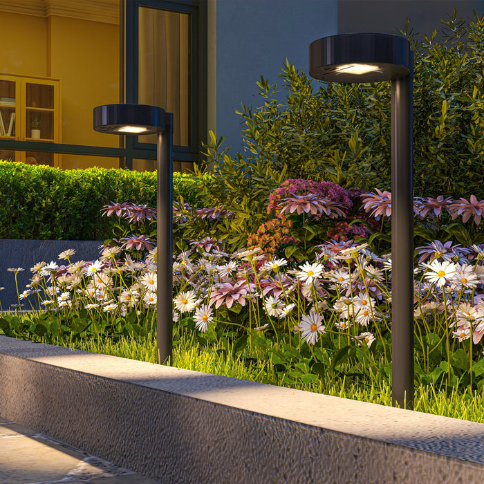 Outsunny 8-pack Solar Garden Lights, Landscape Yard Solar Pathway Lights
