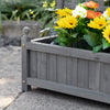 Outsunny Raised Garden Bed With Trellis For Climbing Vines, Wood Garden Planter Box, Free Standing F|Outsunny Lit De Jardin Sureleve Outsunny Avec Jardiniere En Bois De Treillis, Gris
