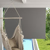 Outsunny Outdoor Roller Shade, 8' X 6' Patio Door Blinds, Light Grey|Outsunny Store Enrouleur Exterieur, Store De Porte Patio 8'x6', Gris Clair