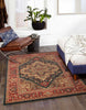 Lux Traditional 3'11" x 5'7" Area Rug in Blue Indoor Area Rug | Tapis Traditionnel Lux 3'11" x 5'7" en Bleu