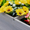 Outsunny Raised Garden Bed With 8 Grids And Storage Shelf, Elevated Planter Box With Legs, For Veget|Outsunny Jardiniere Surelevee De 49'' X 21'' X 34'' Jardiniere Surelevee En Bois Pour L'exterieur Ja