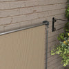 Outsunny Outdoor Roller Shade, 8' X 6' Patio Door Blinds, Beige