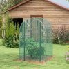 Outsunny 4' X 4' Plant Protection Tent Crop Cage With Door, Green|Outsunny Cage De Culture, Tente De Protection Des Plantes De 4' X 4', Vert