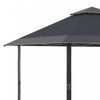 Outsunny 13' X 13' Outdoor Pop-up Party Tent Canopy With Top Vent, Grey|Outsunny 13' X 13' Tente De Fete Pop-up Exterieure, Gris