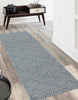 Laura Contemporary 2'0" x 10'0" Runner Rug in Blue Indoor Area Rug | Tapis Contemporain Laura 2'0" x 10'0" en Bleu