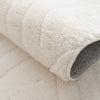Velvet Crescent Cream Washable Shag Area Rug 8'x10' Indoor Area Rug | Tapis A Poils Longs Lavable En Velours Creme Crescent 8'x10'