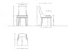 Shubert Modern 6-Piece Dining Chair Set in Tan | Ensemble moderne de 6 chaises de salle a manger Shubert en beige