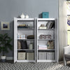 Hopkins Modern 30" Storage Cabinet in White (4-Shelf) - Set of 2 Armoire | Armoire de rangement moderne Hopkins 30" en blanc (4 etageres) - Lot de 2