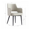 Tremont Modern 8-Piece Dining Chair Set in Stone Gray | Ensemble de 8 chaises de salle a manger Tremont Modern en gris pierre