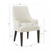 Beever Modern 6-Piece Dining Chair Set in Cream | Ensemble de 6 chaises de salle a manger Beever Modern en creme