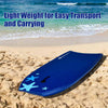 Goplus 33'' Lightweight Super Bodyboard Surfing W/leash Eps Core Boarding Ixpe Starfish