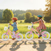 Costway 14" Kid's Bike With Removable Training Wheels & Basket For 3-5 Years Old Pink