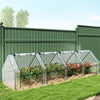 Outsunny 12' X 3' X 3' Portable Greenhouse, Tunnel Greenhouse Clear|Outsunny Serre Portative 12' X 3' X 3', Serre Tunnel Transparente