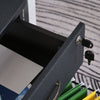 Homcom Filing Cabinet With Lock And Hanging Rail|Homcom Classeur Avec Serrure Et Rail De Suspension